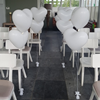Vloer decoratie 2 hart ballonnen 